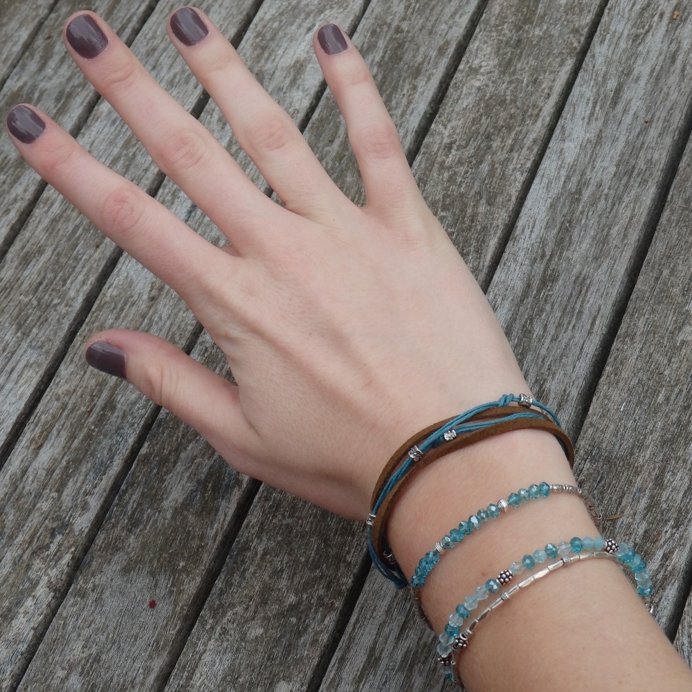 NWT Leather and Hemp Multistrand Bracelet - Picture 4 of 7